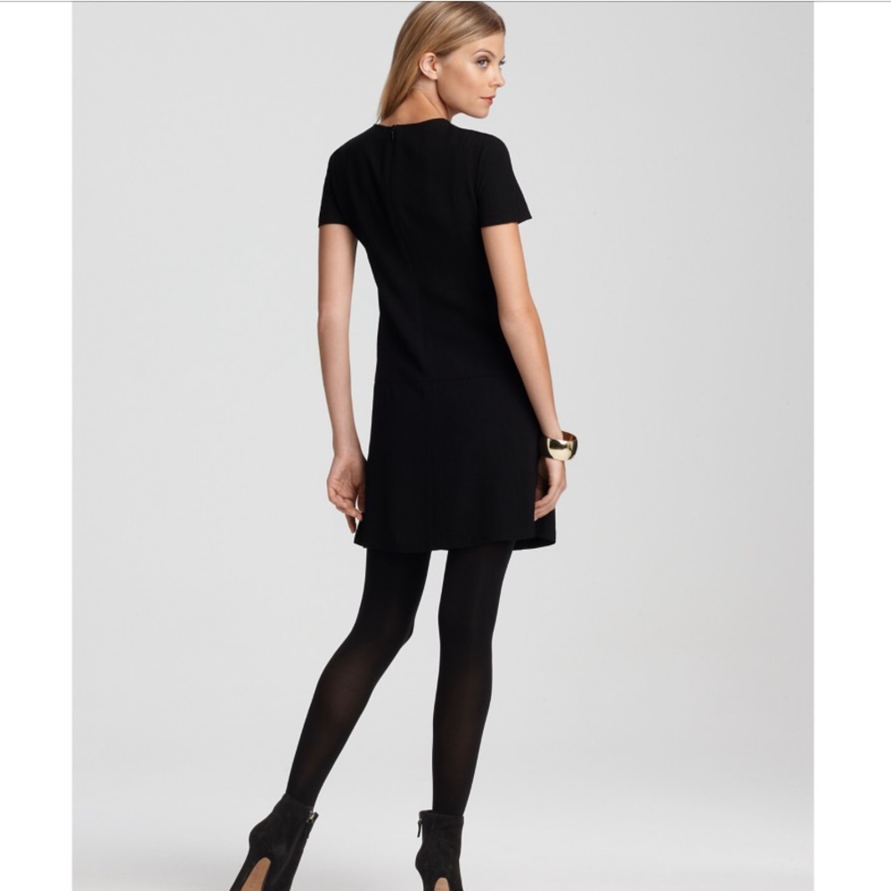 0266Theory Navy Blue Arlinda Dress Sz 2 - Picture 2 of 8